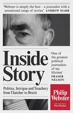 Philip Webster Inside Story: Politics, Intrigue and Treachery from Thatcher to Brexit обложка книги