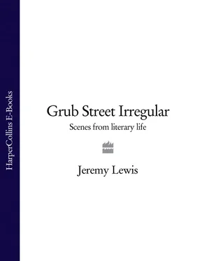 Jeremy Lewis Grub Street Irregular: Scenes from Literary Life обложка книги