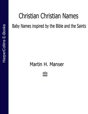 Martin Manser Christian Christian Names: Baby Names inspired by the Bible and the Saints обложка книги