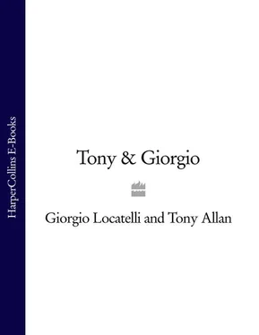 Tony Allan Tony & Giorgio обложка книги