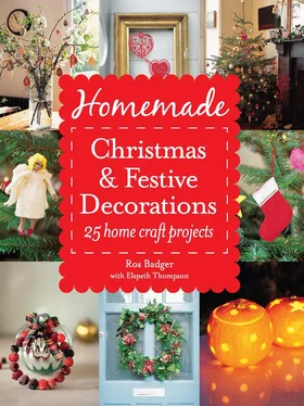 Ros Badger Homemade Christmas and Festive Decorations: 25 Home Craft Projects обложка книги