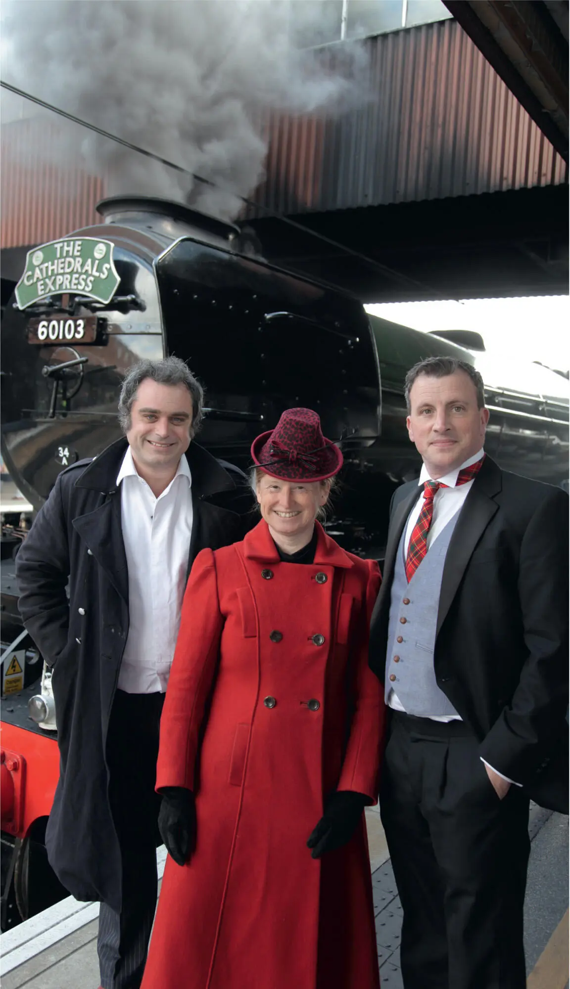 The presenters of Full Steam Ahead historians Peter Ginn Ruth Goodman and - фото 5