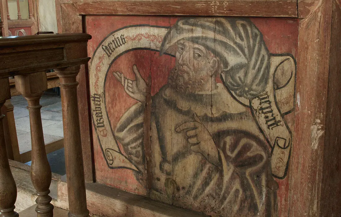 ASHTON ST JOHN THE BAPTIST the 15thcentury screens at the church have some - фото 7