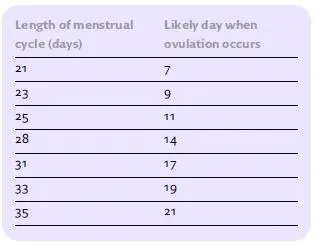 The optimum time of fertility A woman is at her most fertile in the days - фото 4