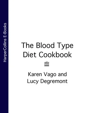 Lucy Degremont The Blood Type Diet Cookbook обложка книги