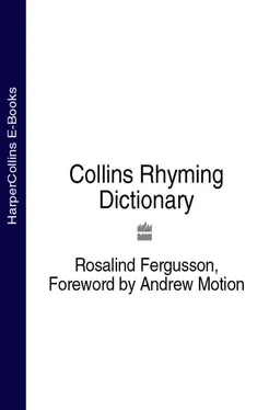 Rosalind Fergusson Collins Rhyming Dictionary обложка книги