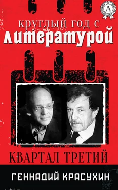 Геннадий Красухин Круглый год с литературой. Квартал третий обложка книги