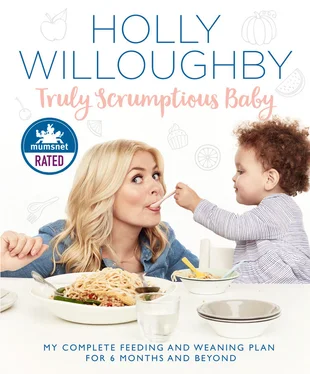 Holly Willoughby Truly Scrumptious Baby: My complete feeding and weaning plan for 6 months and beyond обложка книги