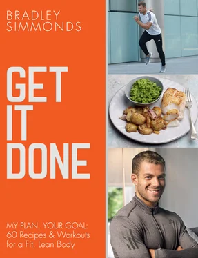 Bradley Simmonds Get It Done: My Plan, Your Goal: 60 Recipes and Workout Sessions for a Fit, Lean Body обложка книги