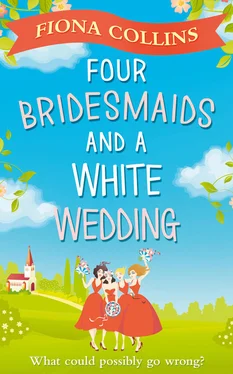 Fiona Collins Four Bridesmaids and a White Wedding: the laugh-out-loud romantic comedy of the year! обложка книги