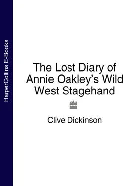 Clive Dickinson The Lost Diary of Annie Oakley’s Wild West Stagehand обложка книги
