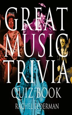 Rachel Federman The Great Music Trivia Quiz Book обложка книги