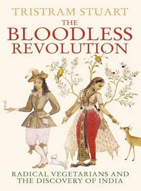 Tristram Stuart The Bloodless Revolution: Radical Vegetarians and the Discovery of India обложка книги