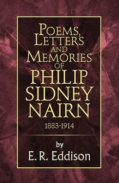 E. Eddison Poems, Letters and Memories of Philip Sidney Nairn обложка книги