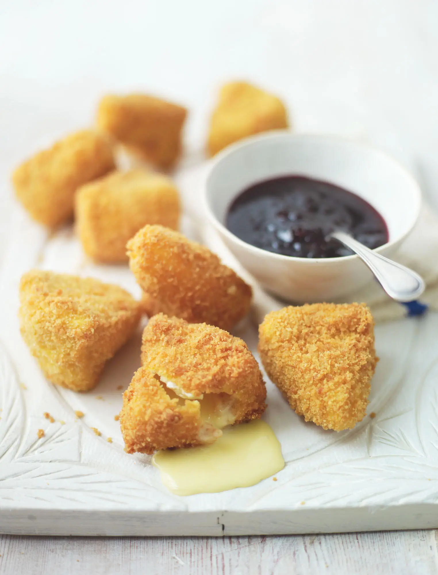 Deepfried Camembert with a cranberry Burgundy thyme sauce This dish is so - фото 9