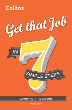Peter Storr Get that Job in 7 simple steps обложка книги