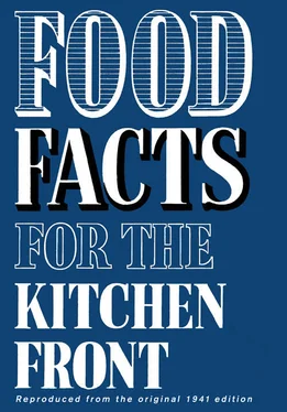 Collective work Food Facts for the Kitchen Front