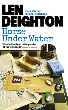 Len Deighton Horse Under Water обложка книги