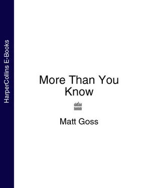 Matt Goss More Than You Know обложка книги