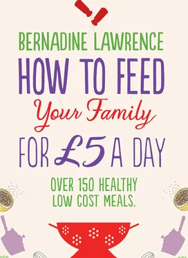 Bernadine Lawrence How to Feed Your Family for £5 a Day обложка книги