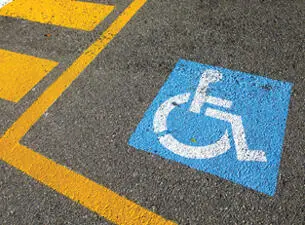accessible parking space la plaza de aparcamiento accesible bridge el puente - фото 16