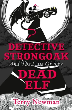 Terry Newman Detective Strongoak and the Case of the Dead Elf обложка книги