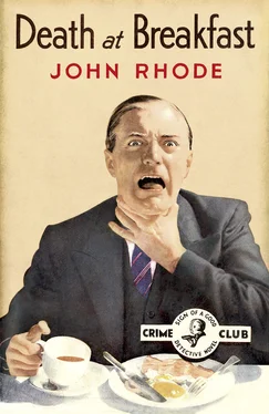 John Rhode Death at Breakfast обложка книги