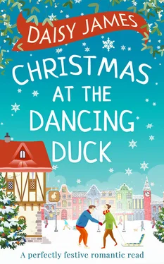 Daisy James Christmas at the Dancing Duck обложка книги