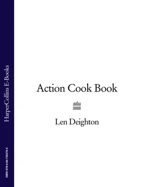 Len Deighton Action Cook Book обложка книги