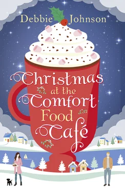 Debbie Johnson Christmas at the Comfort Food Cafe обложка книги