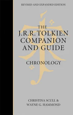 Christina Scull The J. R. R. Tolkien Companion and Guide: Volume 1: Chronology обложка книги