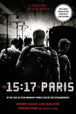 Anthony Sadler The 15:17 to Paris: The True Story of a Terrorist, a Train and Three American Heroes обложка книги