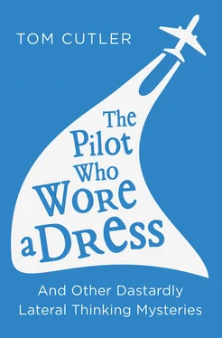 Tom Cutler The Pilot Who Wore a Dress: And Other Dastardly Lateral Thinking Mysteries обложка книги