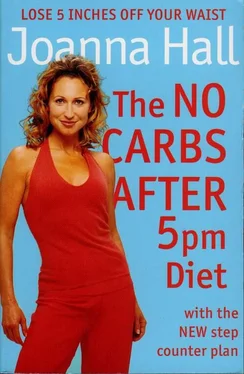 Joanna Hall The No Carbs after 5pm Diet: With the new step counter plan обложка книги