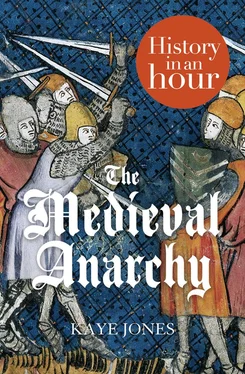 Kaye Jones The Medieval Anarchy: History in an Hour обложка книги