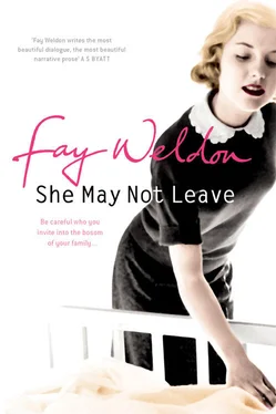 Fay Weldon She May Not Leave обложка книги