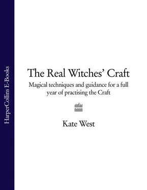 Kate West The Real Witches’ Craft: Magical Techniques and Guidance for a Full Year of Practising the Craft обложка книги