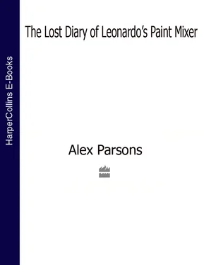 Alex Parsons The Lost Diary of Leonardo’s Paint Mixer обложка книги