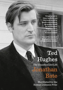 Jonathan Bate Ted Hughes: The Unauthorised Life обложка книги