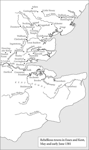 FOREWORD CONTENTS Maps MAPS Rebellious towns in Essex and Kent May and early - фото 2