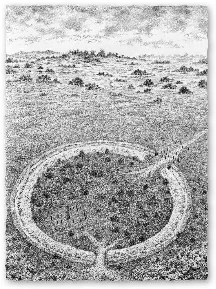 Map of the settlement and temples of Ratharryn c 2000 BC - фото 2