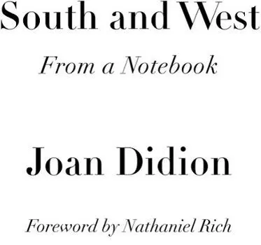 South and West From A Notebook - изображение 1