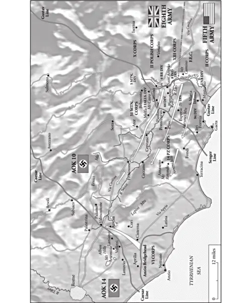 Cassino front 11 May 1944 and Alexanders battle plan for DIADEM and the - фото 4