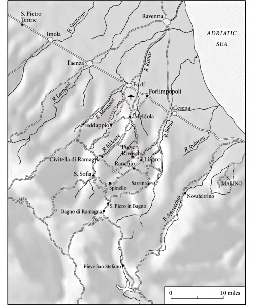 Operational zone of the 8th Garibaldi Brigade of Partisans also showing the - фото 6