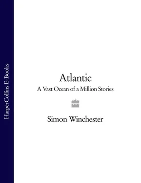 Simon Winchester Atlantic: A Vast Ocean of a Million Stories обложка книги