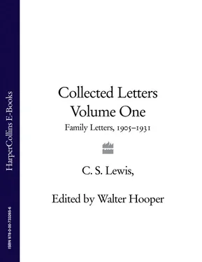 Clive Lewis Collected Letters Volume One: Family Letters 1905–1931 обложка книги