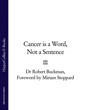 Miriam Stoppard Cancer is a Word, Not a Sentence обложка книги