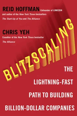 Reid Hoffman Blitzscaling: The Lightning-Fast Path to Building Massively Valuable Companies обложка книги