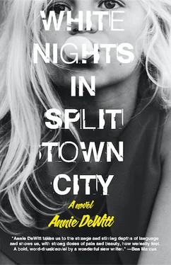 Annie DeWitt White Nights in Split Town City обложка книги