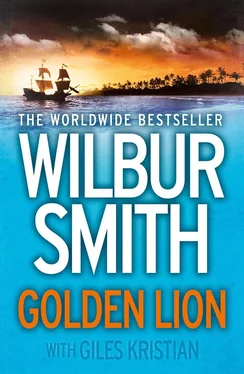 Wilbur Smith Golden Lion обложка книги